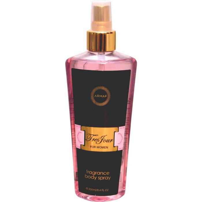 Buy Armaf Sterling Parfums Tres Jour For Women Fragrance Body Spray Eau De Parfum - 250 Ml (For Women) - Purplle