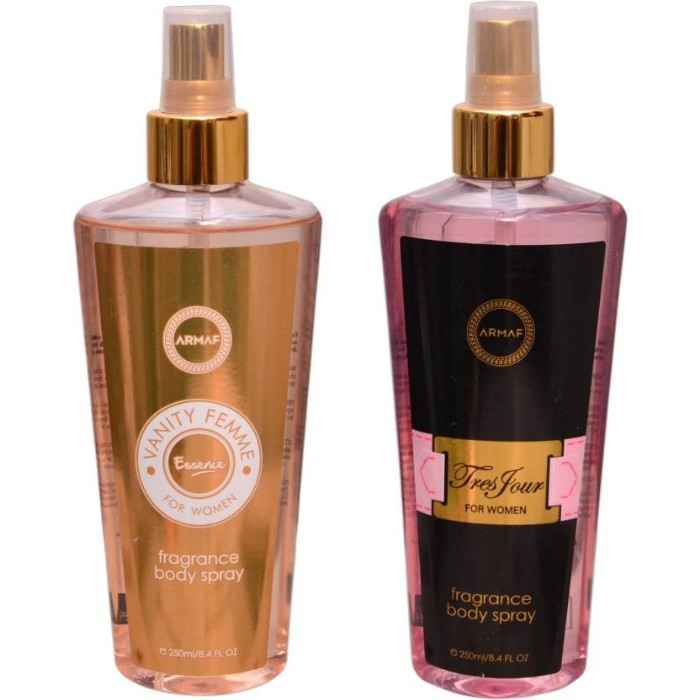 Buy Armaf 1 Vanity Femme::1 Tres Pour Femme Body Mist - For Men & Women  (500 Ml, Pack Of 2) - Purplle
