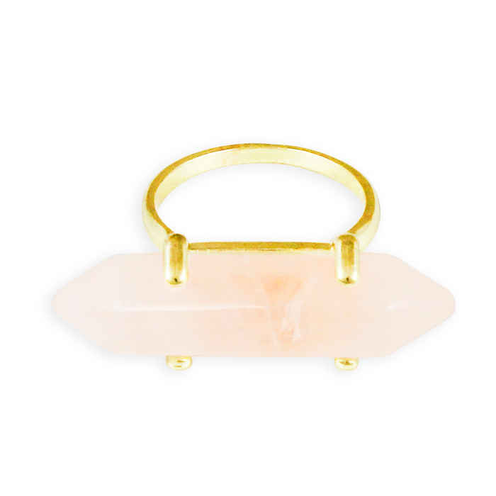 Buy Karatcart Gold Metal Pink stone Ring For Women - Purplle