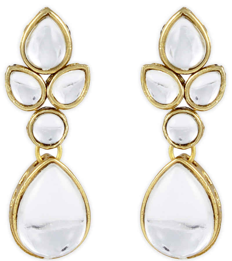 Buy Karatcart Dangle & Drop Earring For Women (White) - Purplle