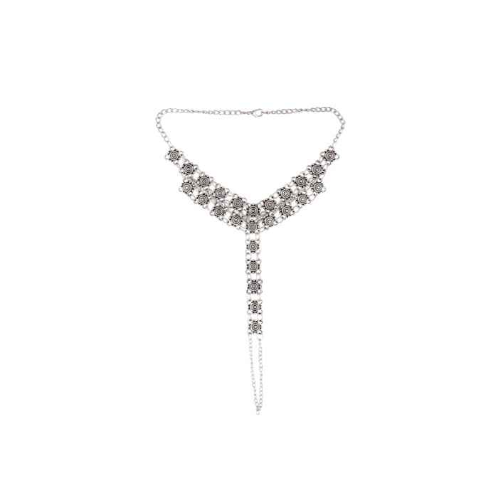Buy Femnmas Flower Toe Ring Anklet - Purplle