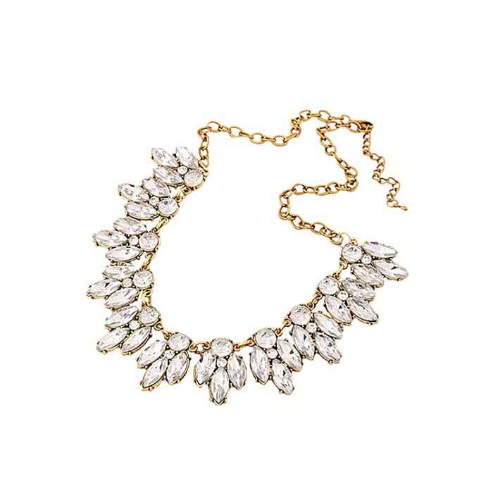 Buy Femnmas Bib Statement Fashion Necklace - Purplle
