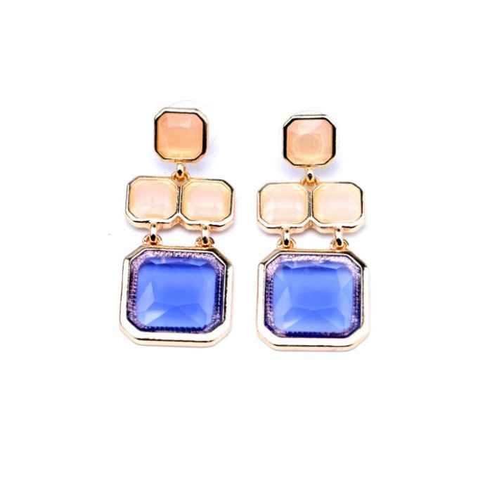 Buy Femnmas Femluxe Luxury Stone Earrings - Purplle