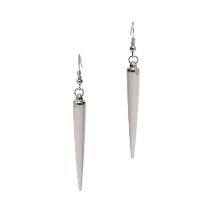 Buy Femnmas Silver Spike Earring - Purplle