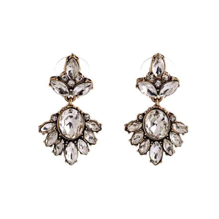 Buy Femnmas Clear Fashion Celebrity Earrings - Purplle