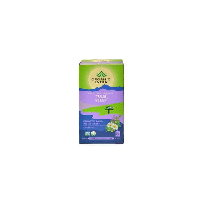 Buy Organic India Tulsi Sleep Tea 25 Tea Bags - Purplle