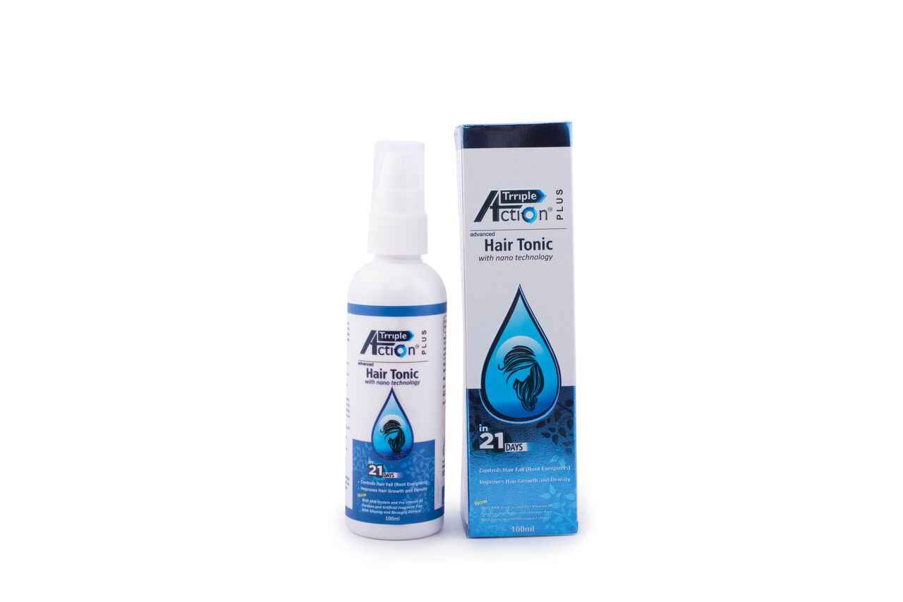 Buy Qraa Triple Action Hair Tonic (100 ml) - Purplle