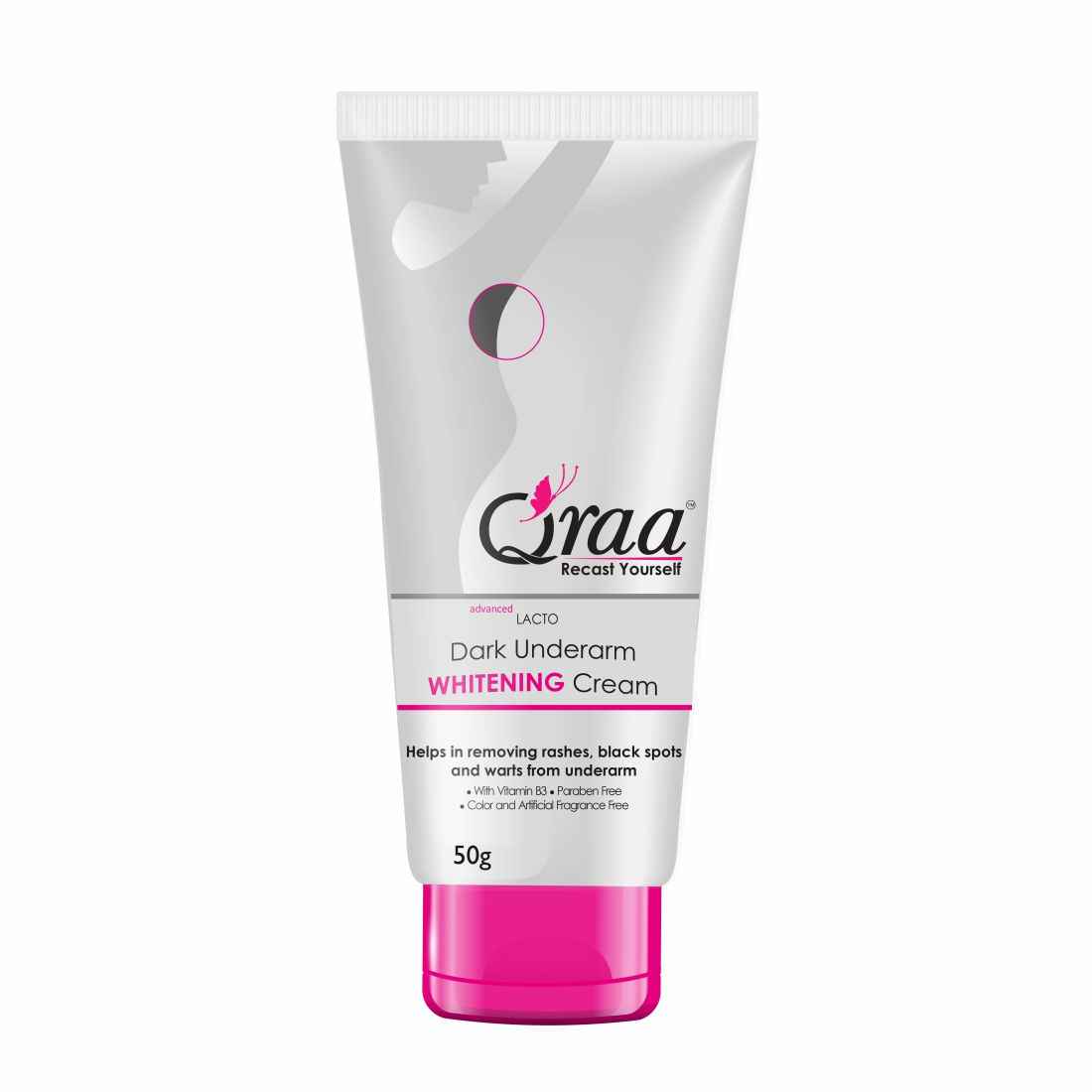 Buy Qraa Dark Underarm Whitening Cream (50 g) - Purplle