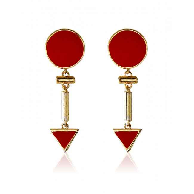 Buy Crunchy Fashion Blooming Praise Decadic Earring - Purplle