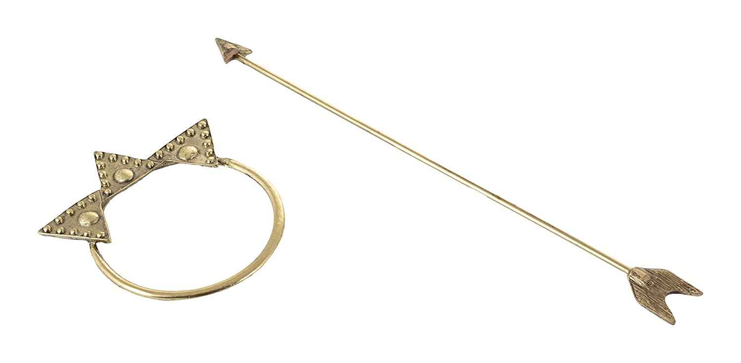 Buy Crunchy Fashion Artmis Hair Pin - Purplle