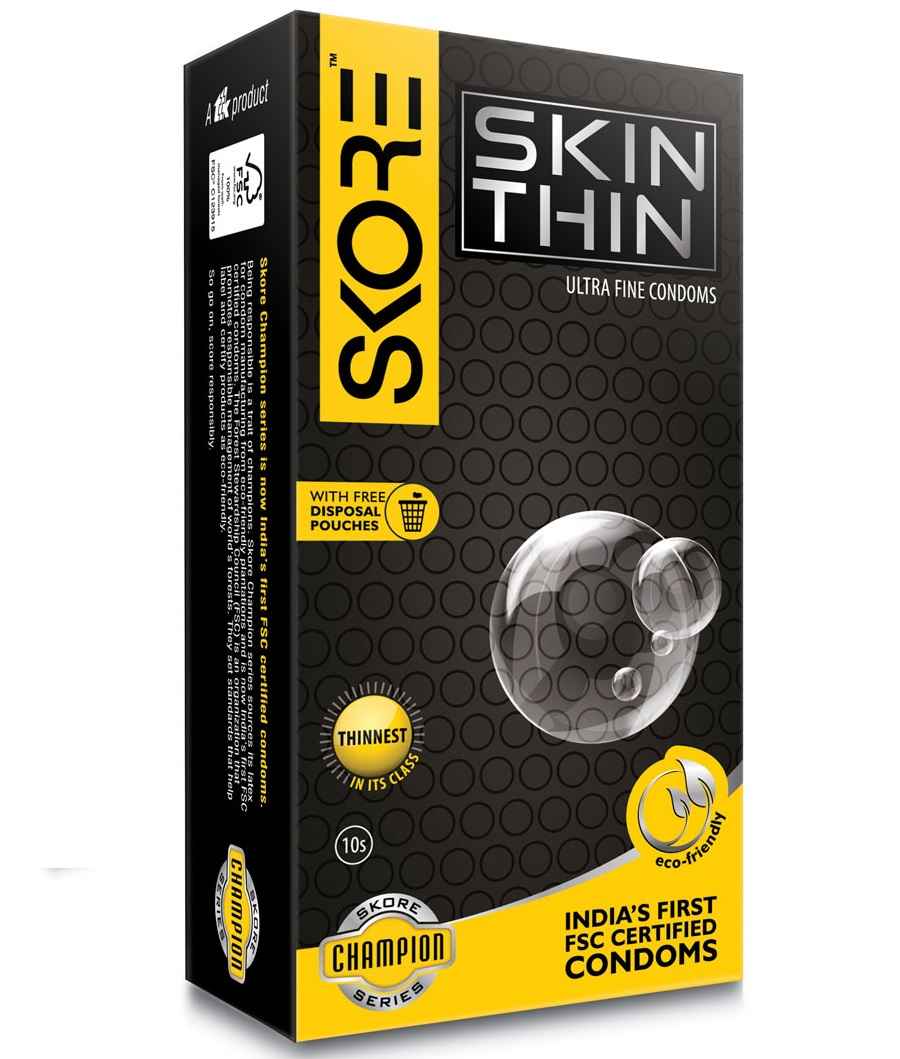 Buy Skore Skin Thin 10's Pack - Purplle
