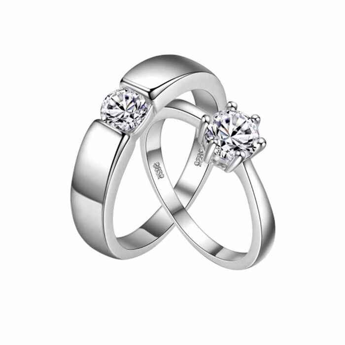 Buy Ferosh Glorious Couple Rings - Purplle