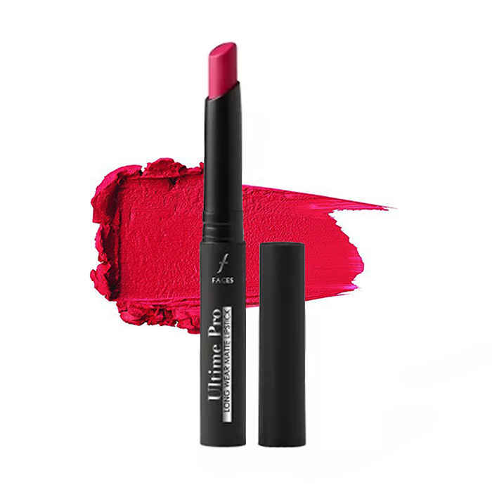 Buy Faces Canada Ultime Pro Longwear Matte Lipstick Read My Lips 07 (2.5 g) - Purplle