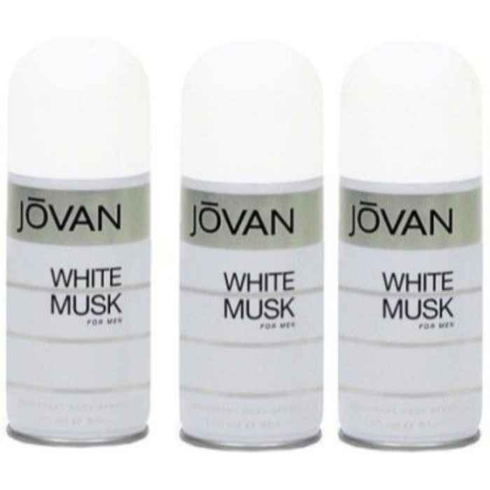 Buy Jovan White Musk Men Deo Combo Set Of 3 -(150 ml) Each - Purplle