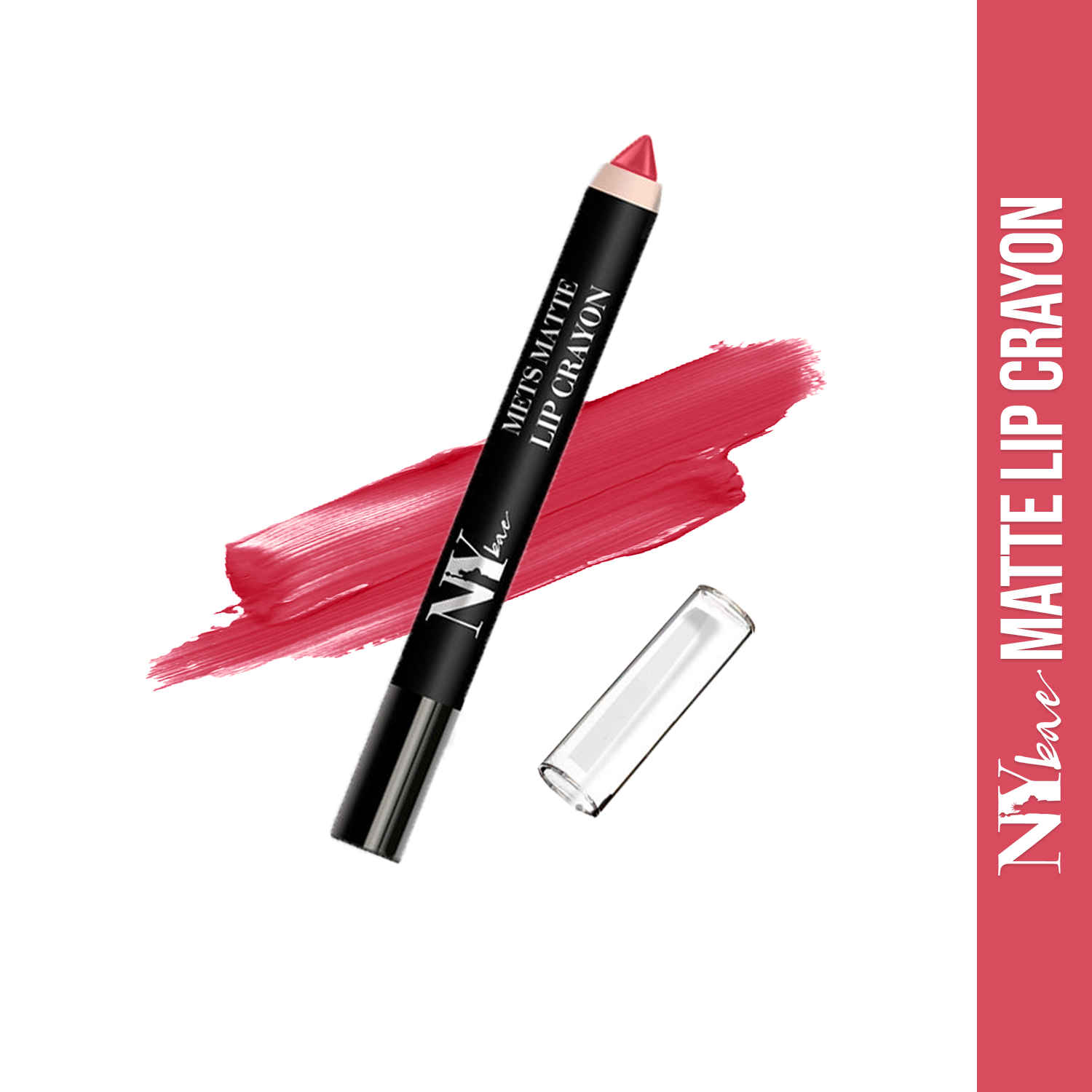 Buy NY Bae Lip Crayon, Mets Matte, Plum - Partying with Mascot 5 (2.8 g) - Purplle
