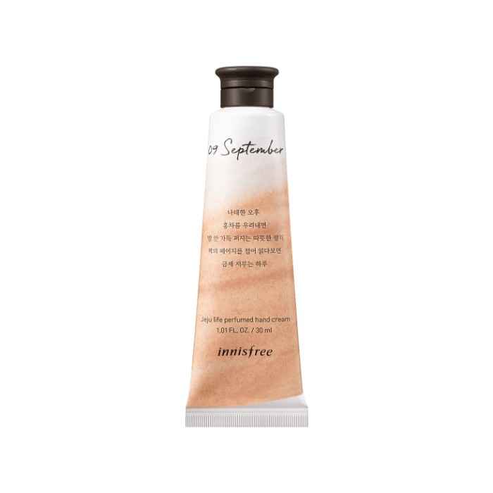 Buy Innisfree Jeju Life Perfumed Hand Cream - Black Tea (30 ml) - Purplle