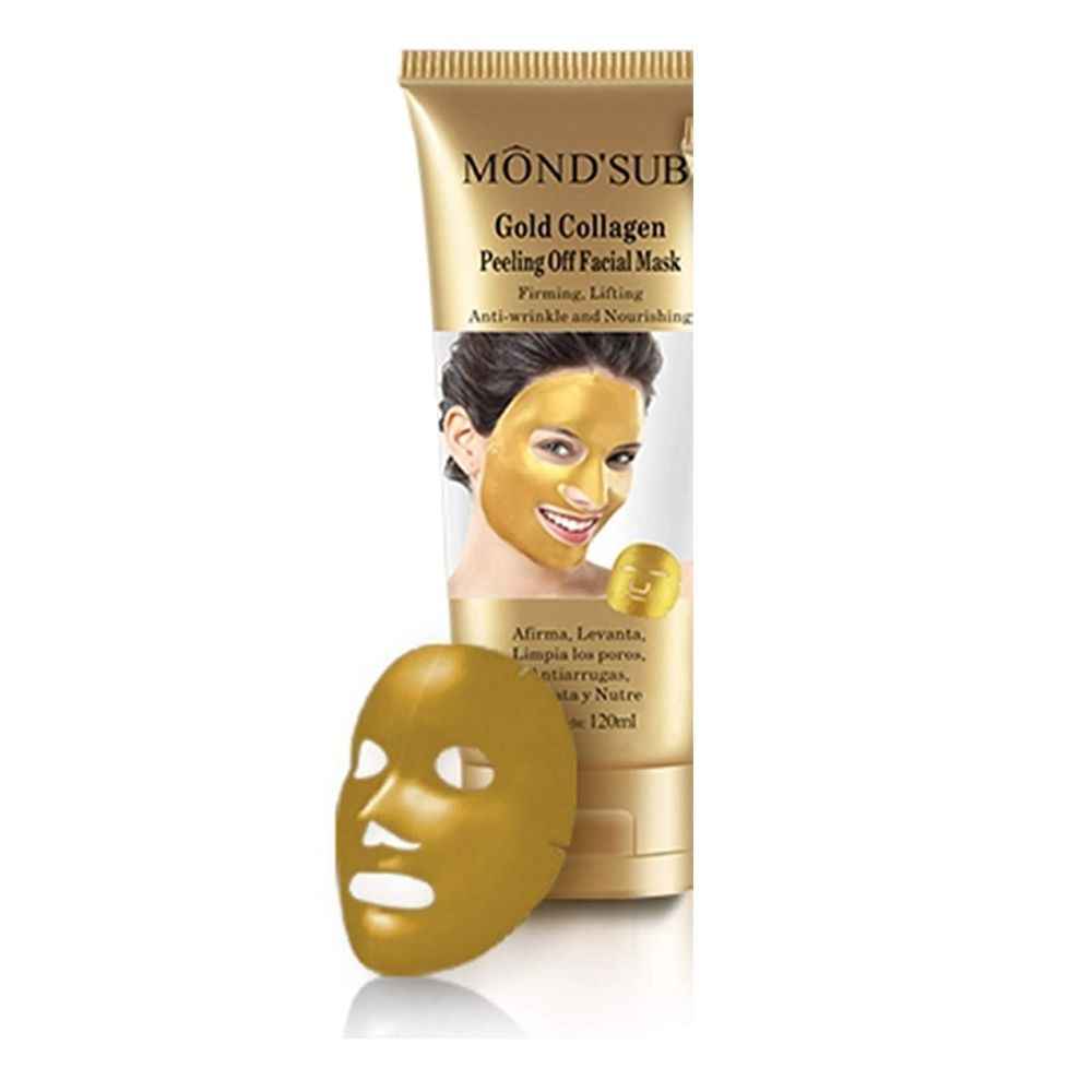 Buy Mond'Sub Gold Collagen Peeling Off Facial Mask (120 ml) - Purplle