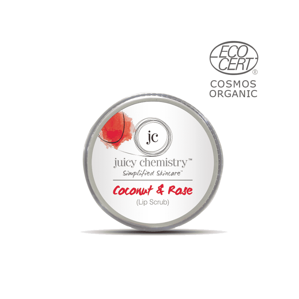 Buy Juicy Chemistry Organic Coconut & Rose Lip Scrub (10 g) - Purplle