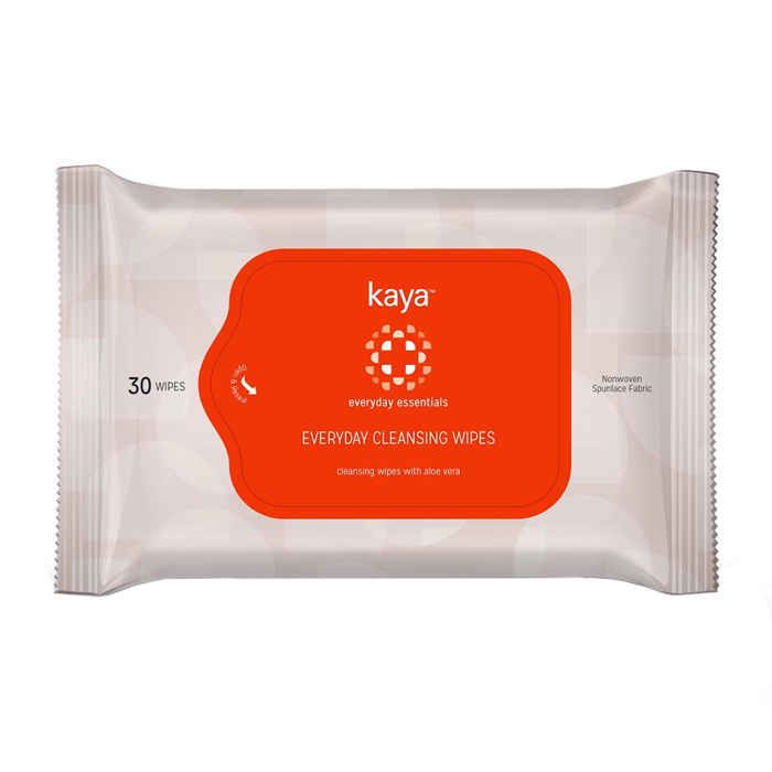 Buy Kaya Everyday Cleansing Wipes (30 Wipes) - Purplle