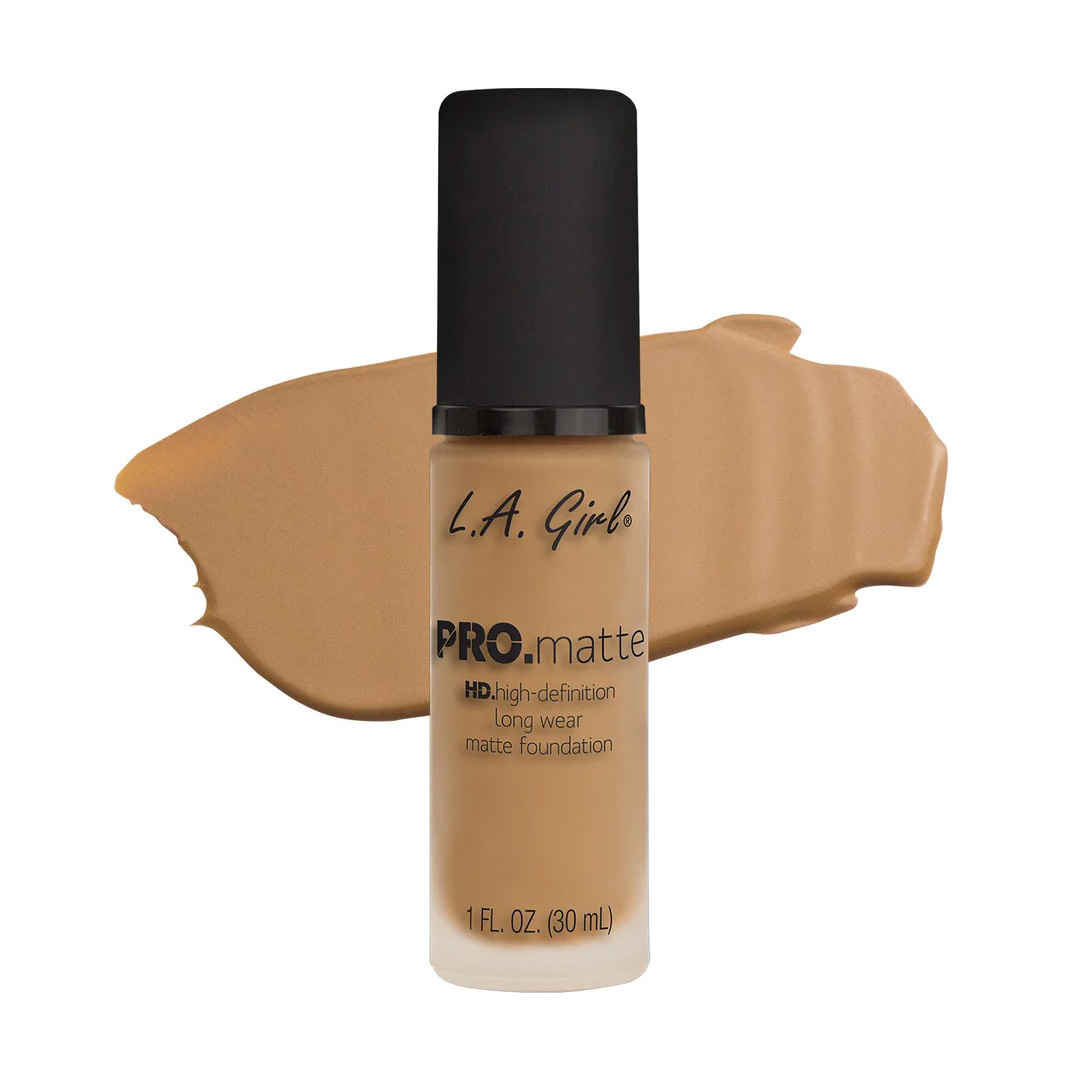 Buy L.A. Girl Hd Pro.Matte Foundation-Medium Beige 30 ml - Purplle