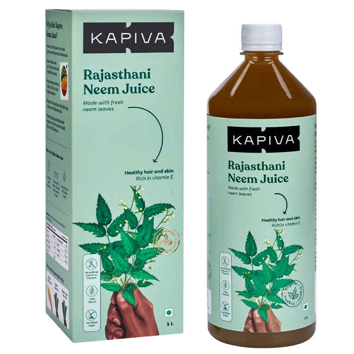 Buy Kapiva Neem Juice - For Skin Wellness 1L - Purplle