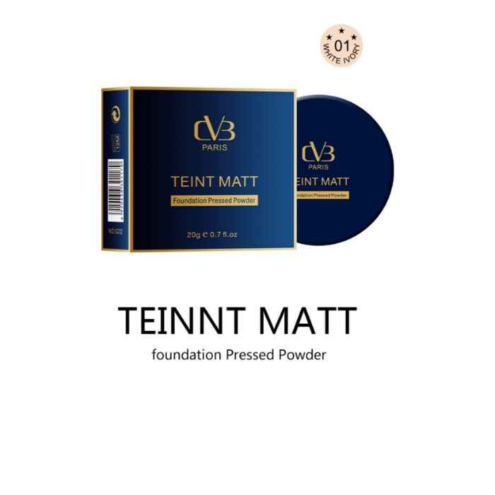 Buy CVB Paris Teint Matt Foundation Pressed Powder Shade 01 (20 g) - Purplle