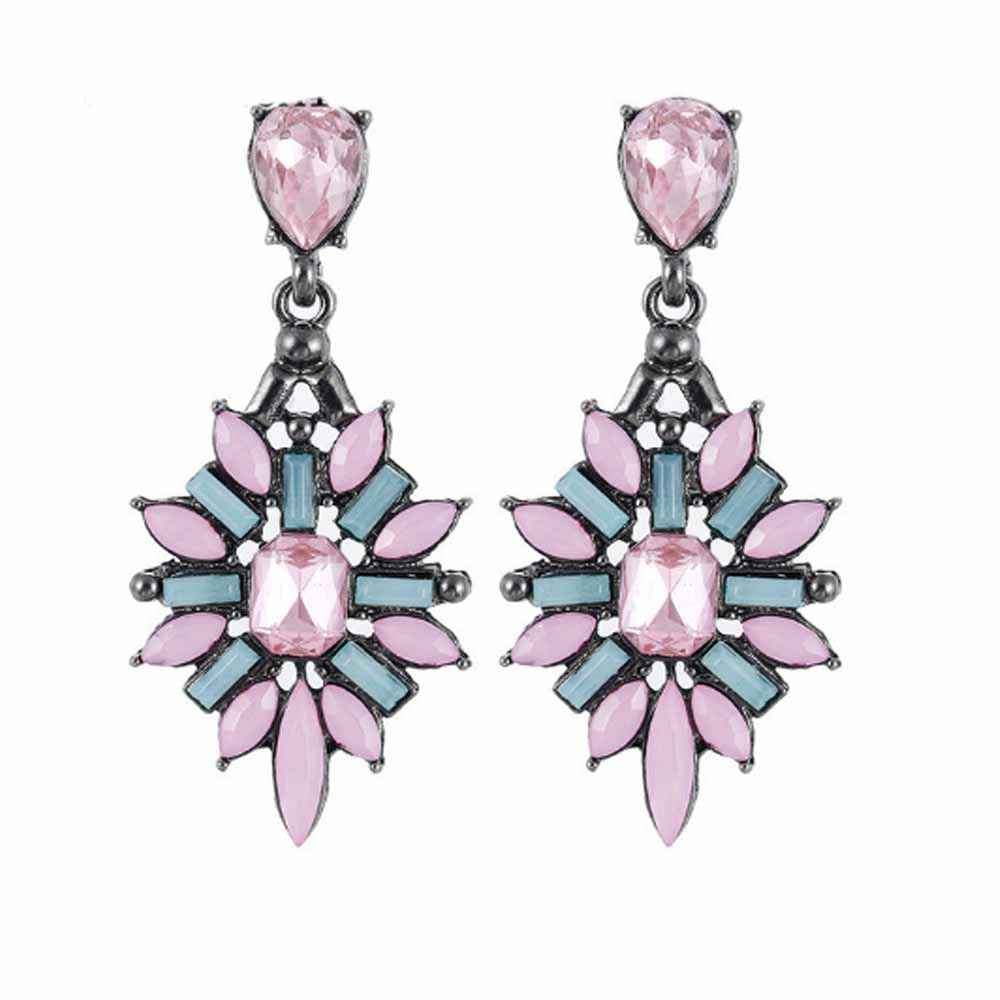 Buy Ferosh Freya Rhinestone Earrings - Purplle