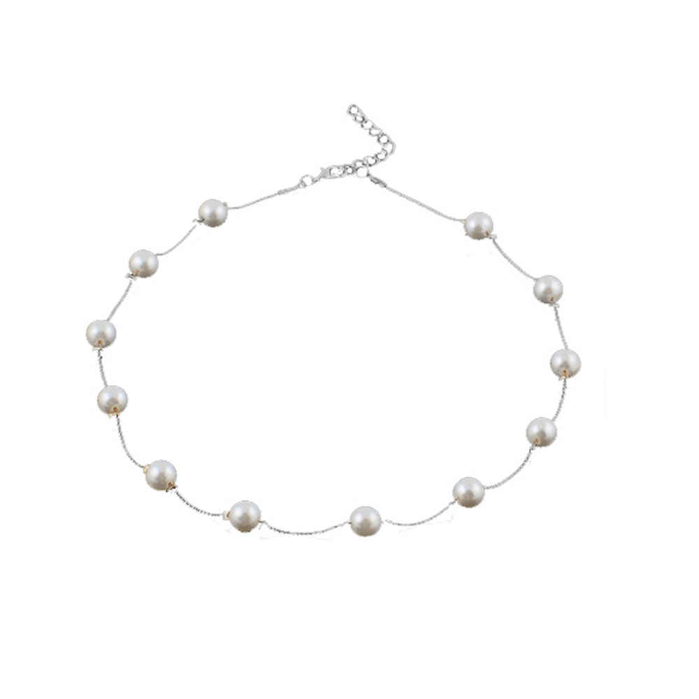 Buy Ferosh Elegant Pearl Necklace - Purplle