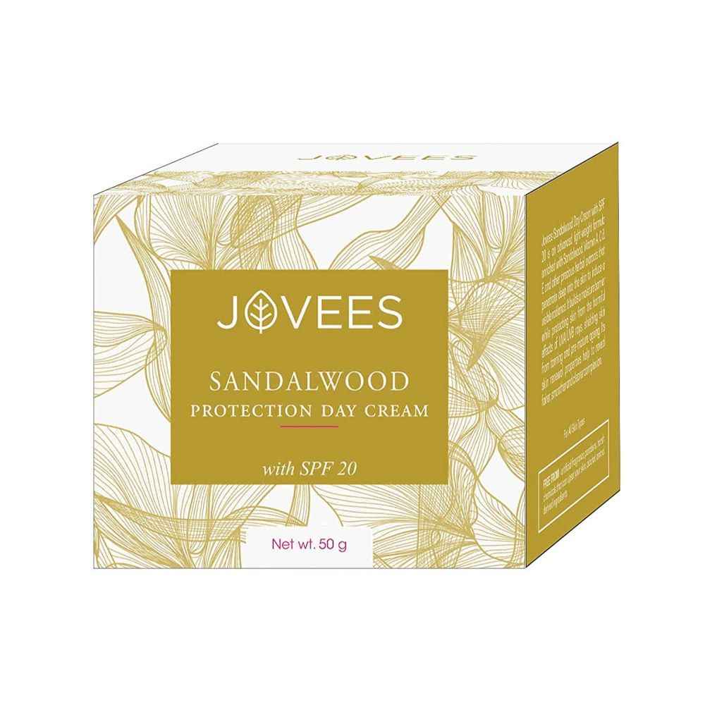 Buy Jovees sandalwood protection Day Cream 50 g. with spf-20 - Purplle