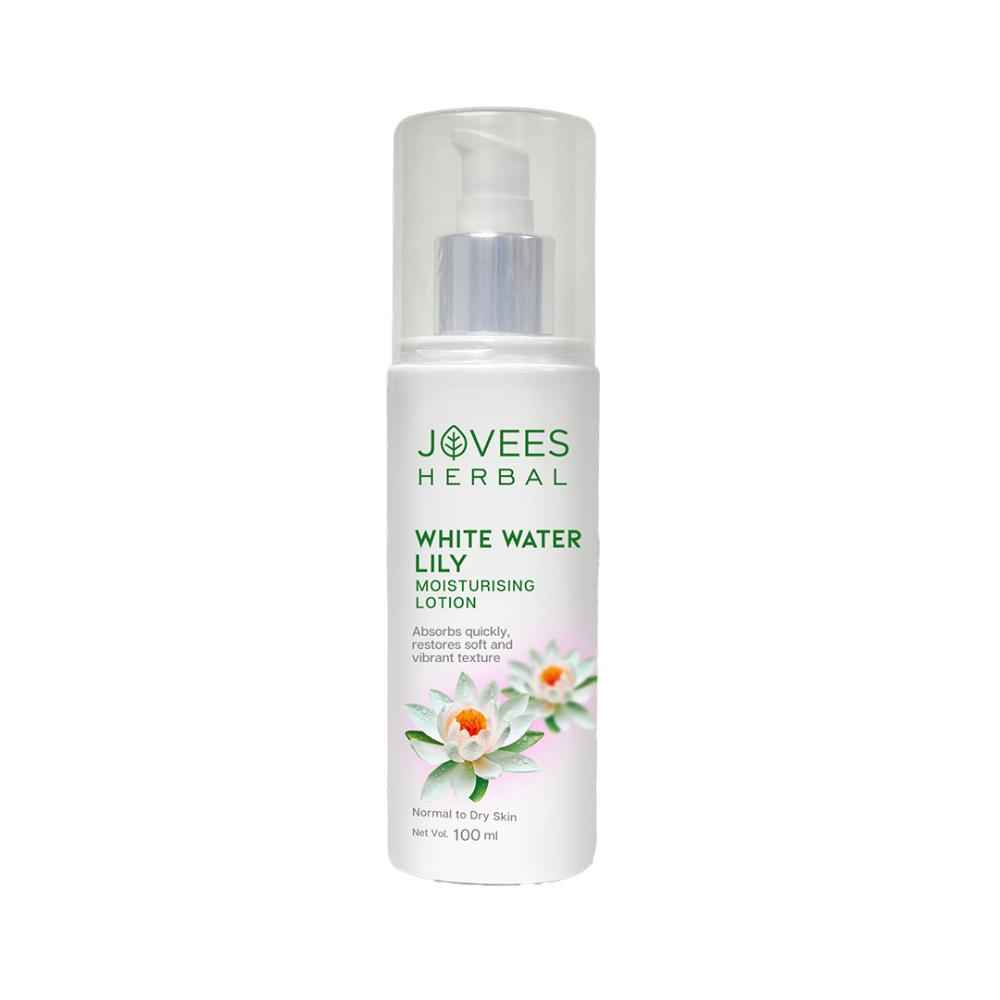 Buy Jovees Herbal White Water Lily Moisturizing Lotion | Lightweight, Non-Sticky & Optimum Moisturization | 100% Natural | For Normal to Dry Skin | 100ml - Purplle
