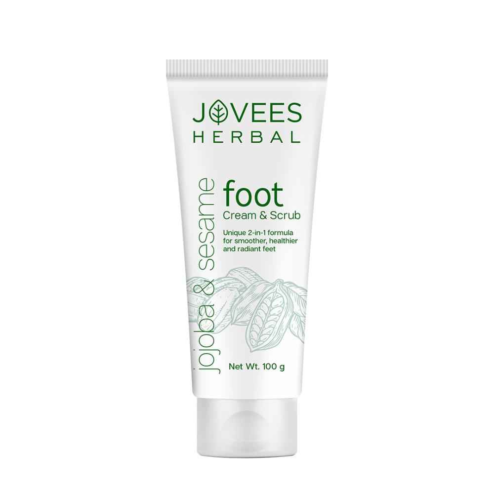 Buy Jovees Foot cream & scrub a unique 2-in-1 formula for smoother, healthier,radiant feet - Purplle