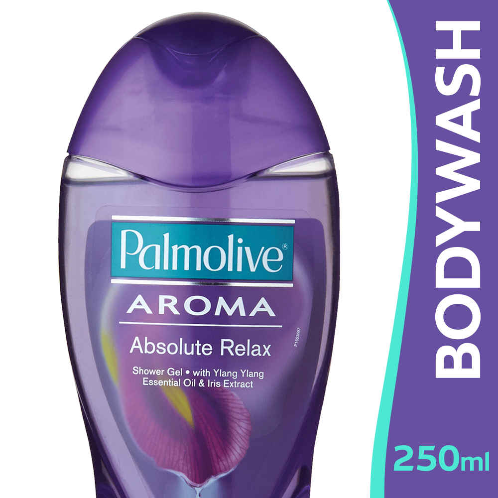 Buy Palmolive Body Wash Aroma Absolute Relax Shower Gel with 100% Natural Ylang Ylang Essential Oil & Iris Extracts (250 ml) - Purplle