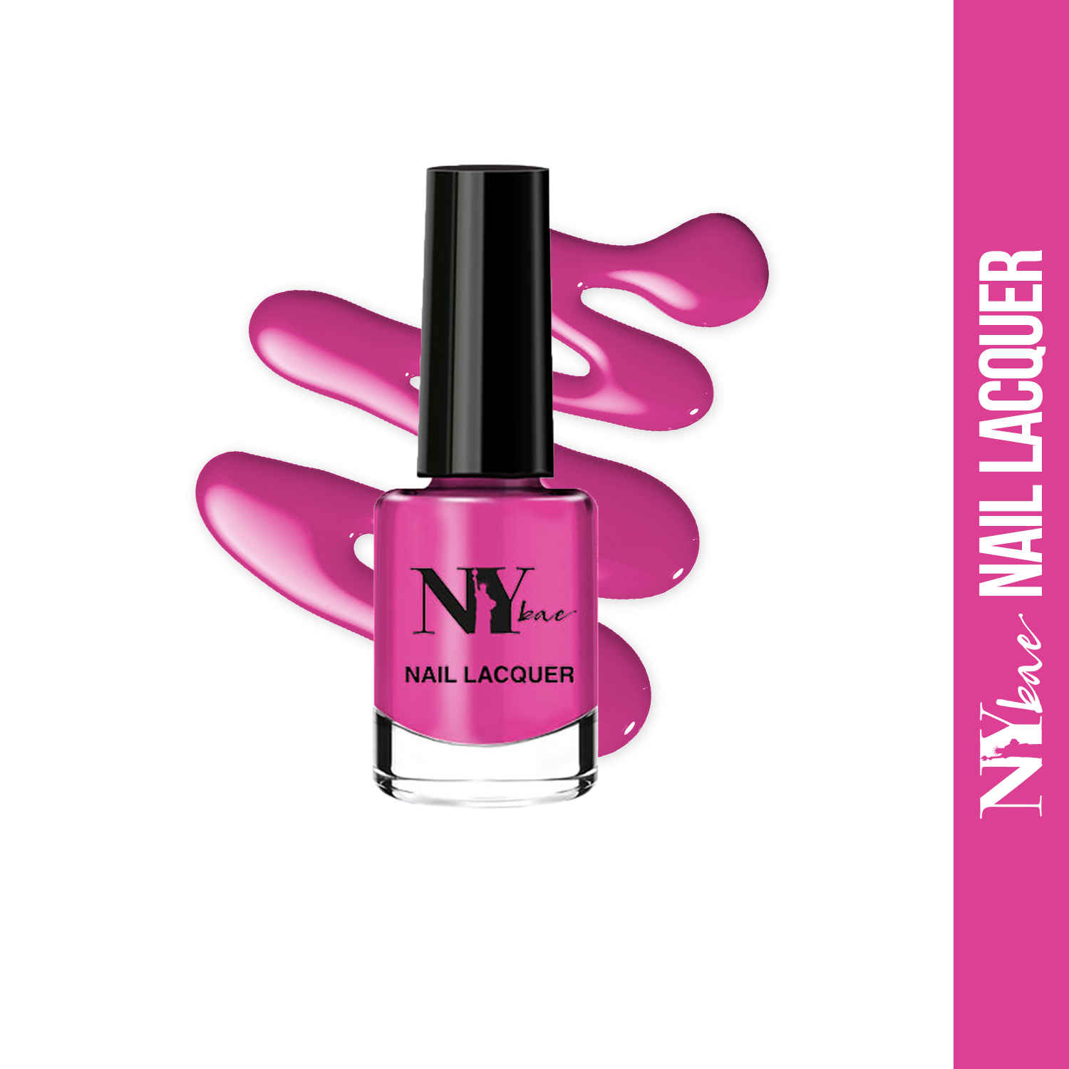 Buy NY Bae Gel Nail Lacquer - The Cronut 7 (6 ml) | Pink | Luxe Gel Finish | Highly Pigmented | Chip Resistant | Long lasting | Full Coverage | Streak-free Application | Cruelty Free | Non-Toxic - Purplle