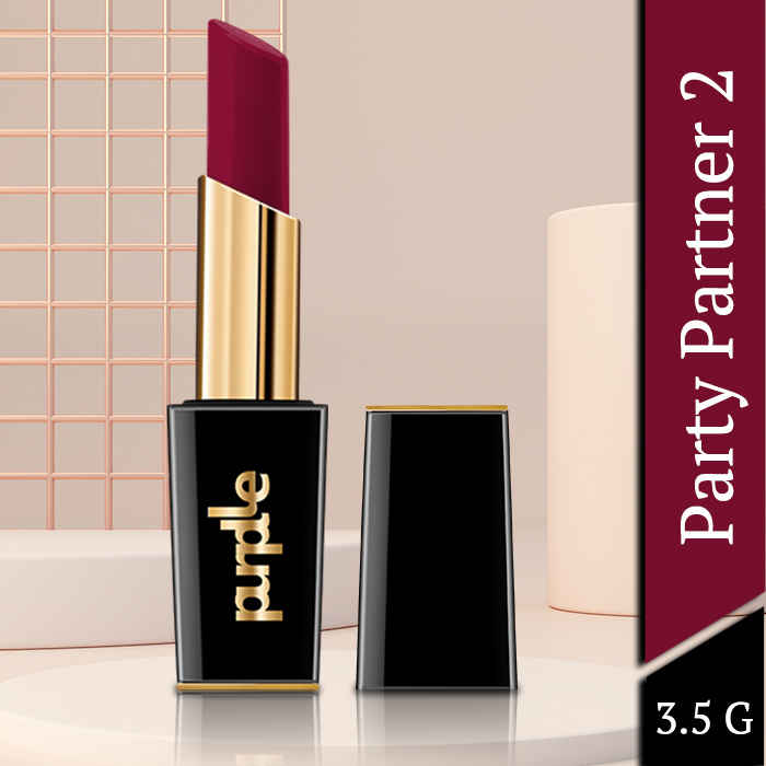 Buy Purplle Ultra HD Matte Lipstick, Purple - Party Partner 2 - Purplle