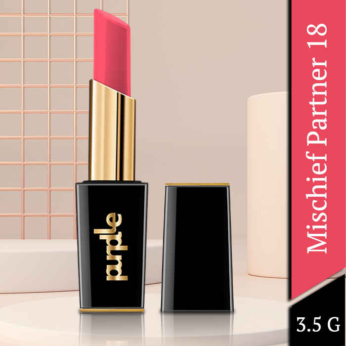 Buy Purplle Ultra HD Matte Lipstick, Red - Mischief Partner 18 - Purplle