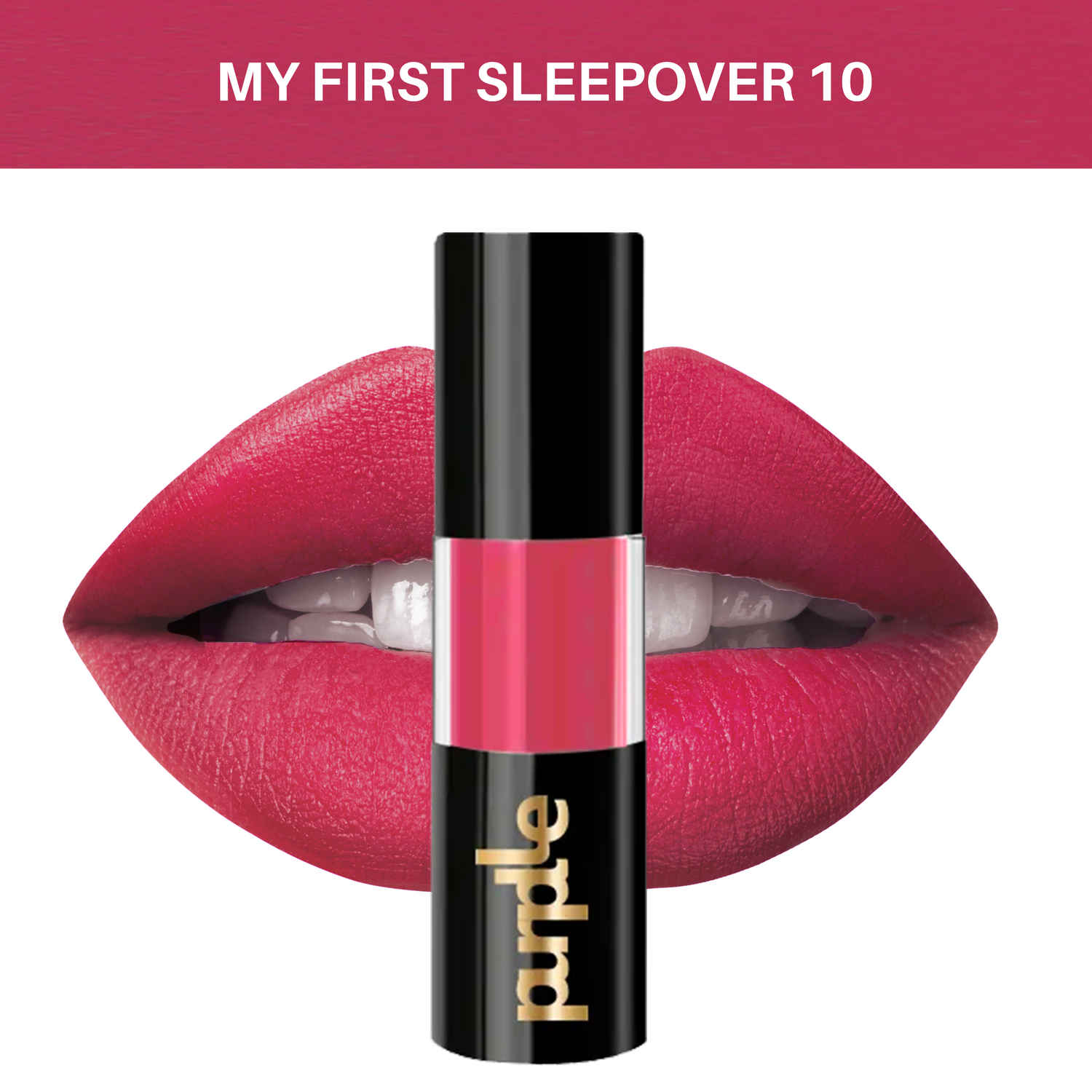 Buy Purplle Ultra HD Matte Liquid Lipstick, Pink, My First Sleepover 10 (4.8 ml) - Purplle