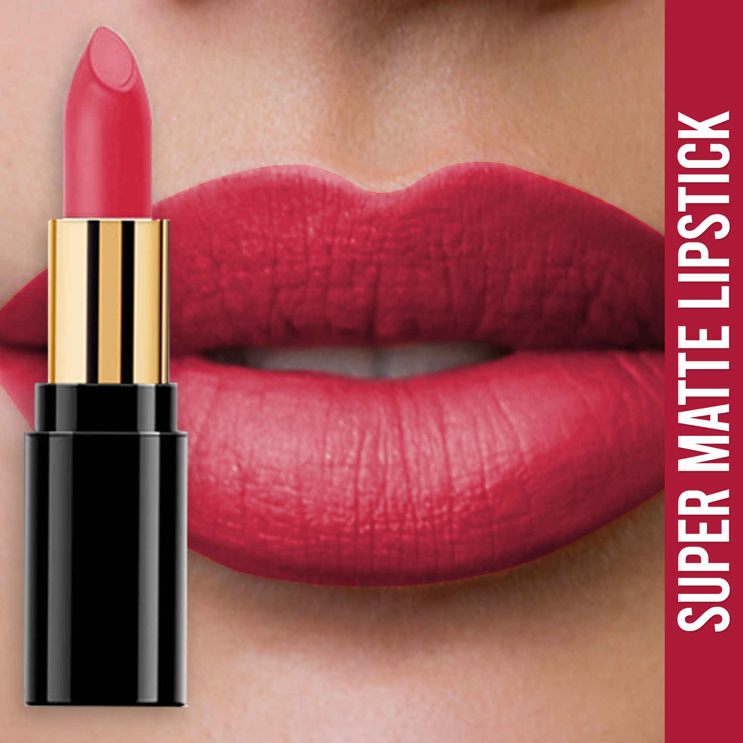 Buy NY Bae Super Matte Lipstick - Killer Kate 13 (4.2 g) | Dark Pink | Matte Finish | Enriched with Vitamin E | Rich Colour Payoff | Nourishing | Long lasting | Smudgeproof | Vegan | Cruelty & Paraben Free - Purplle