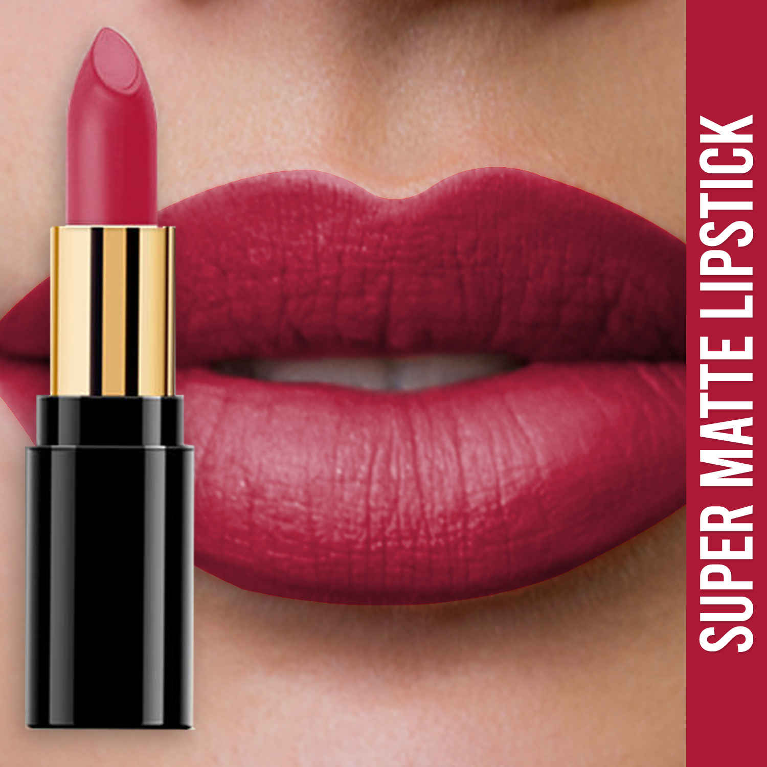 Buy NY Bae Super Matte Lipstick - Rebellious Rachel 14 (4.2 g) | Berry Pink | Matte Finish | Enriched with Vitamin E | Rich Colour Payoff | Nourishing | Long lasting | Smudgeproof | Vegan | Cruelty & Paraben Free - Purplle