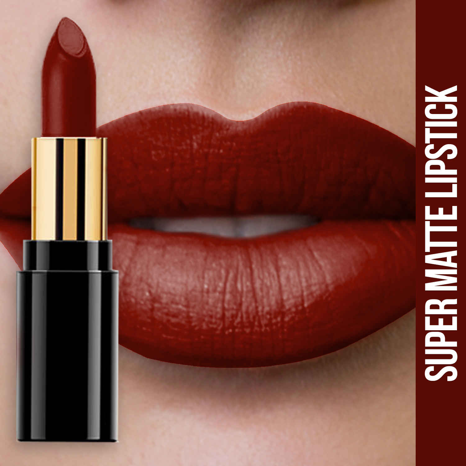 Buy NY Bae Super Matte Lipstick - Feral Fabiana 24 (4.2 g) | Maroon | Matte Finish | Enriched with Vitamin E | Rich Colour Payoff | Nourishing | Long lasting | Smudgeproof | Vegan | Cruelty & Paraben Free - Purplle