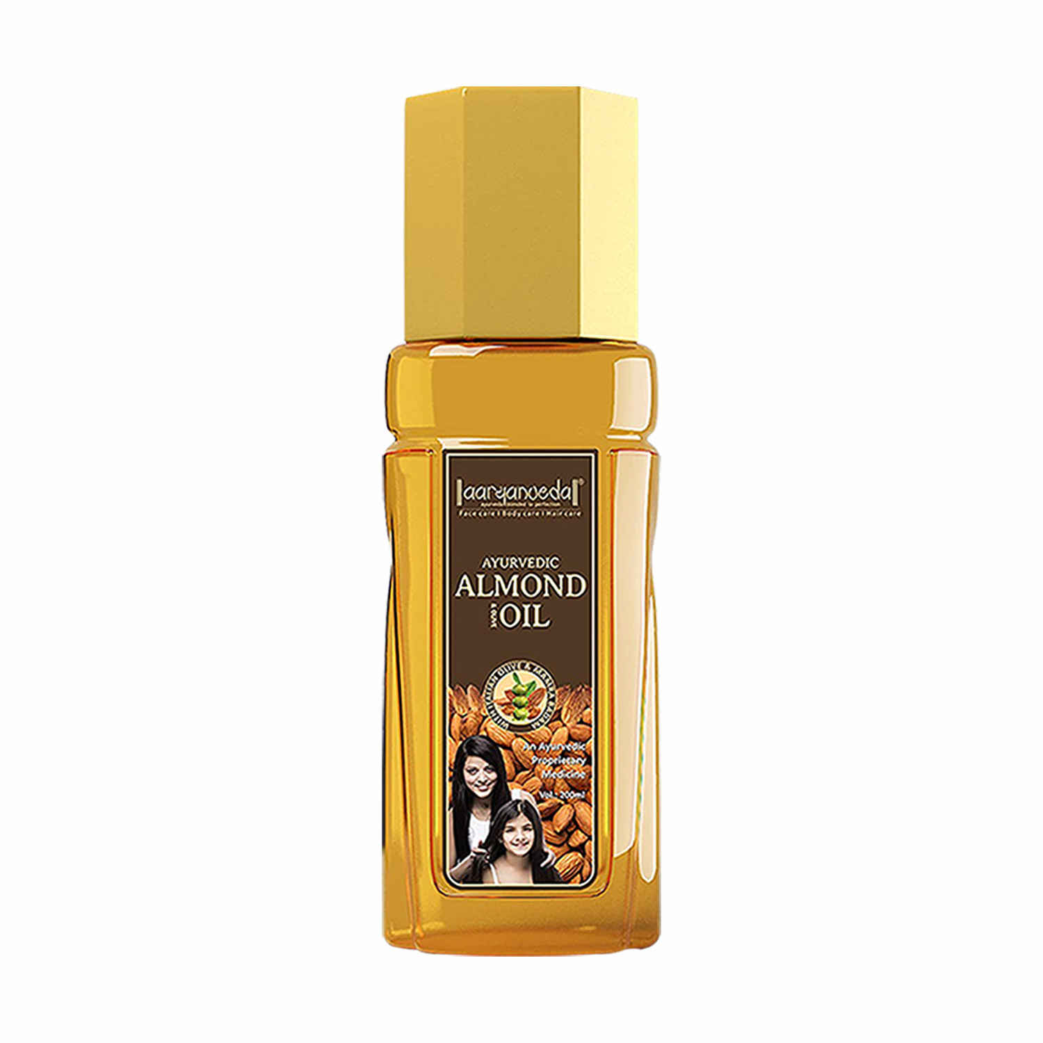 Buy Aryanveda Almond & Olive Hair Oil (200 ml) - Purplle