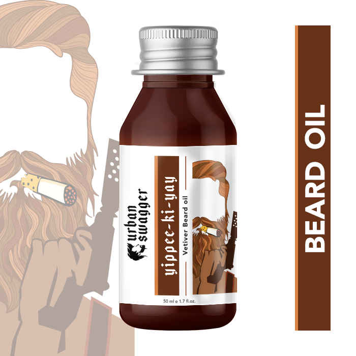 Buy Urban Swagger Vetiver Beard Oil - Yippie-ki-yay (50 ml) - Purplle