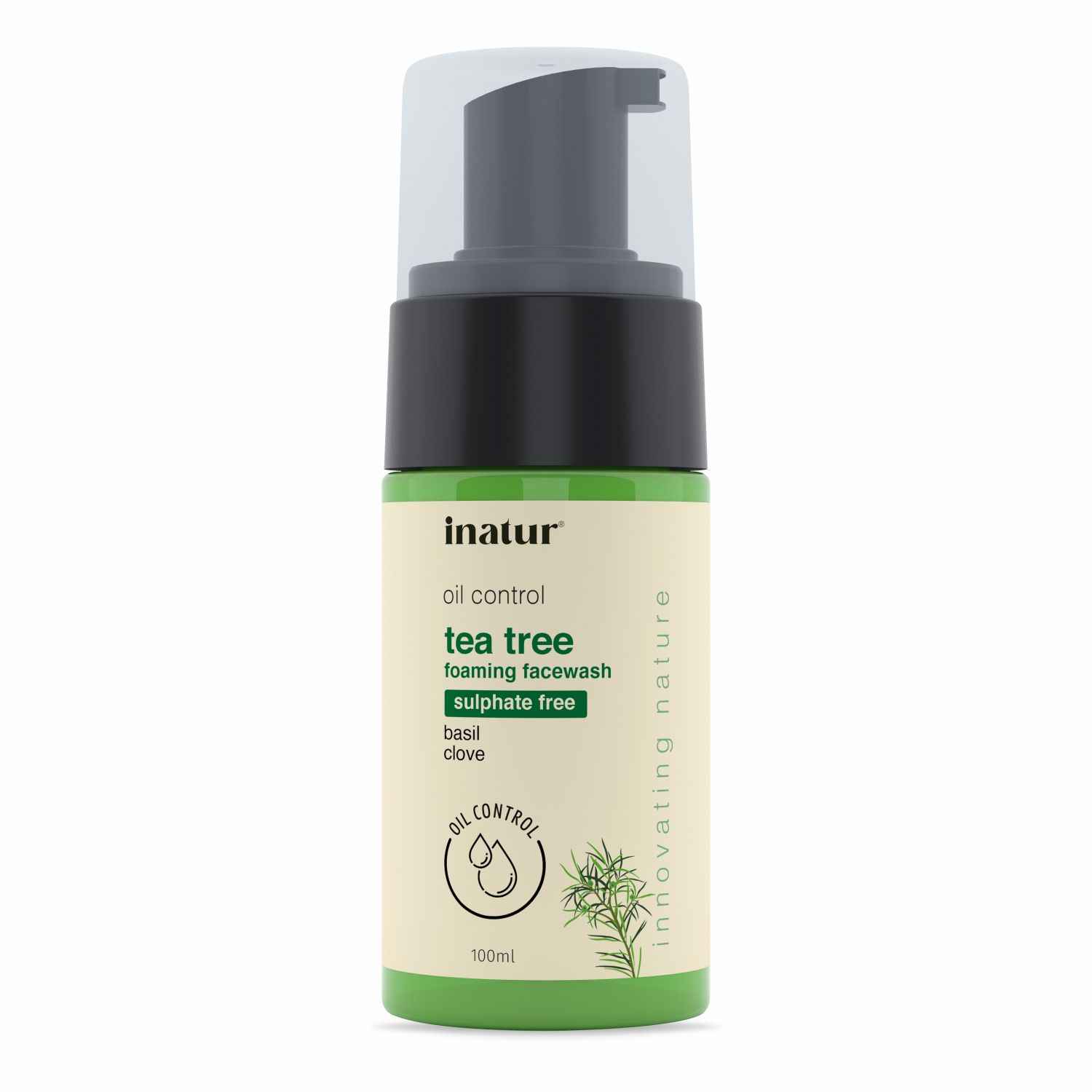 Buy Inatur Tea Tree Facial Foam (100 ml) - Purplle