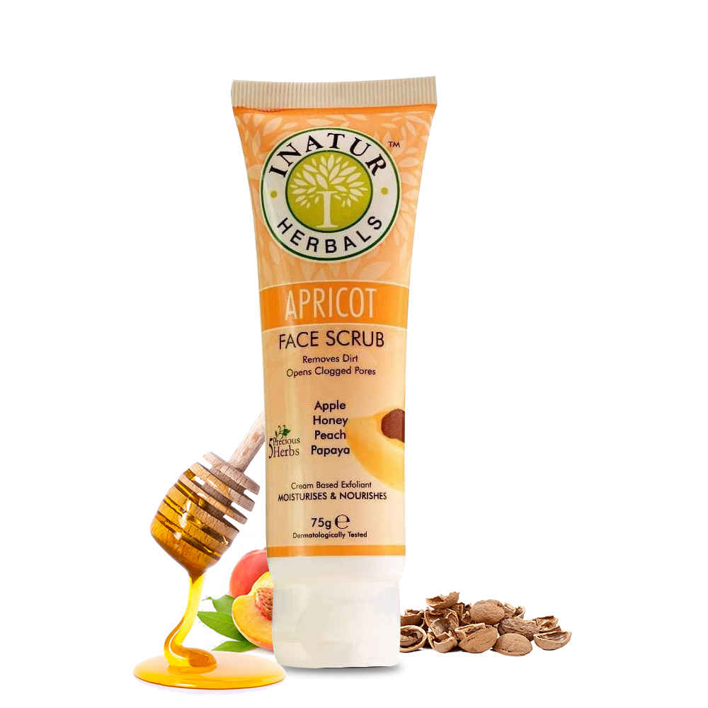 Buy Inatur Apricot Face Scrub (75 g) - Purplle