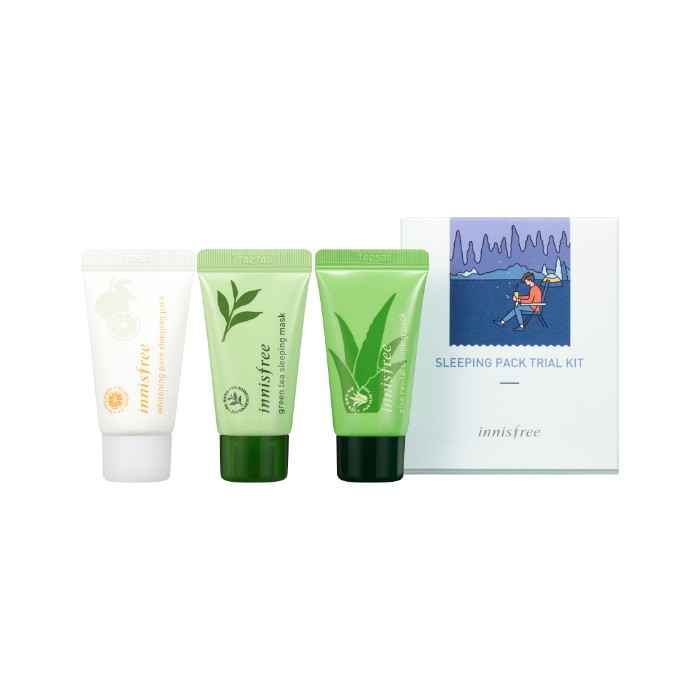Buy Innisfree Sleeping Pack Trial Kit - Purplle