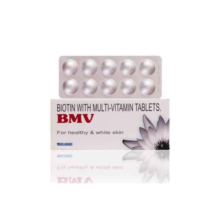 Buy West Coast BMV Biotin Multivitamin For Hair, Skin & Nails, 30 Tablets - Purplle