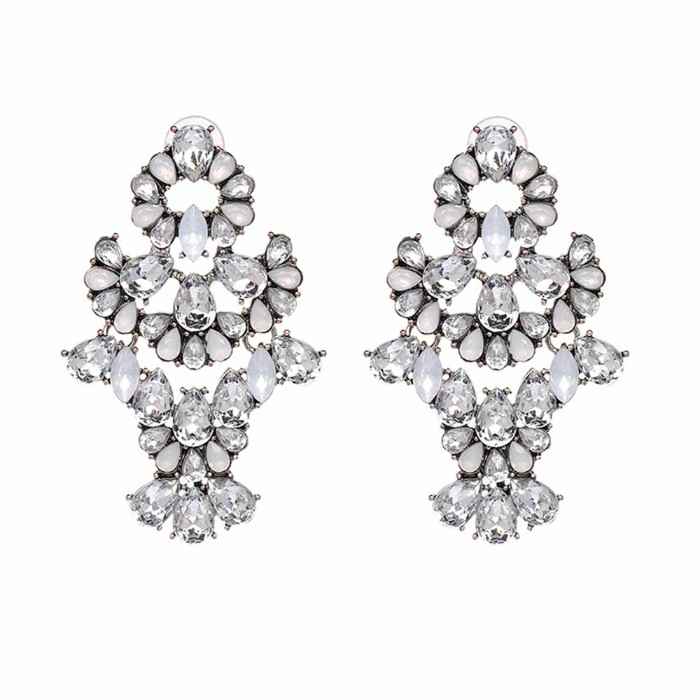 Buy Ferosh Elzira Diamond Dangler Earrings - Purplle