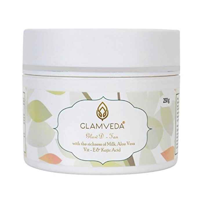 Buy Glamveda Glow Tan Remover Cream Mud Pack (250 gm) - Purplle