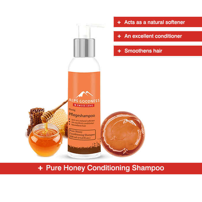 Buy Alps Goodness Conditioning Shampoo - Pure Honey (200 ml) - Purplle