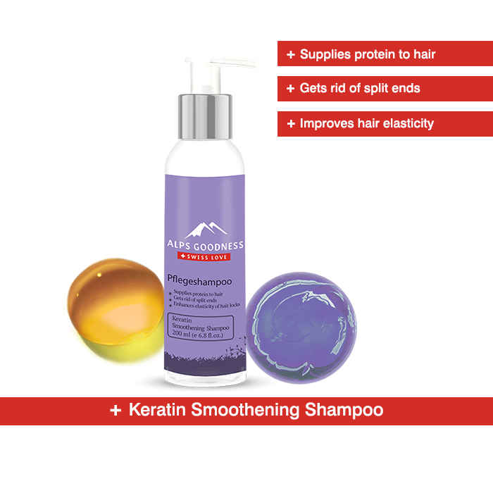 Buy Alps Goodness Smoothening Shampoo - Keratin (200 ml) - Purplle