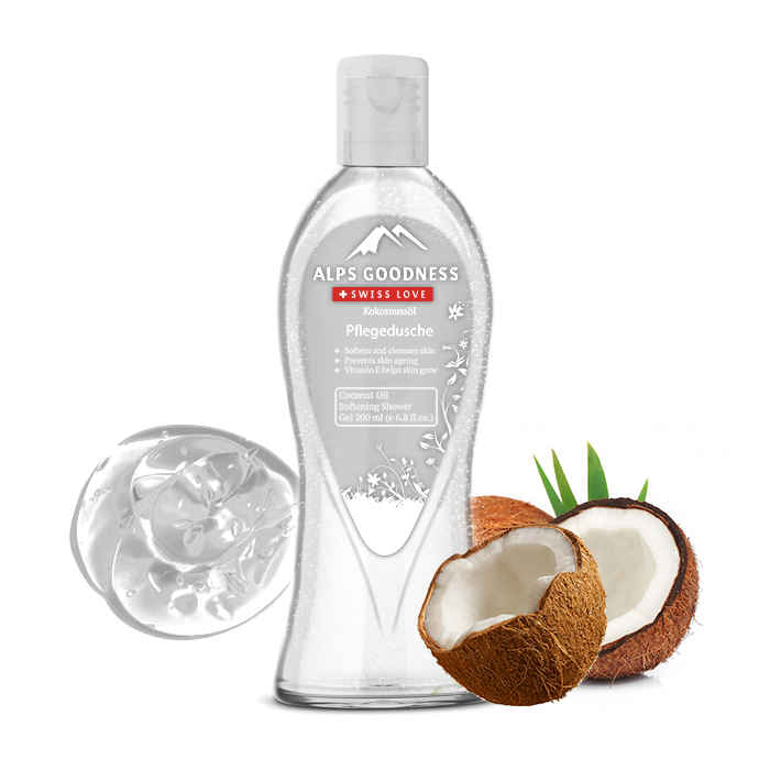 Buy Alps Goodness Softening Shower Gel - Coconut Oil (200 ml) - Purplle